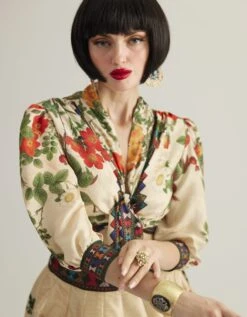 Ivory Emerald Redoute Leela Skirt Set -Incasee Ceantral rr510716