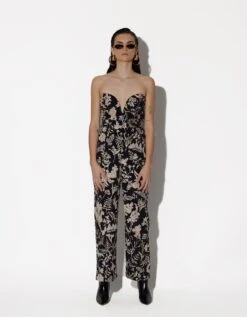 Rain Forest Print Noel Jumpsuit