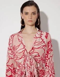 Magnolia Print Eden Jumpsuit -Incasee Ceantral rst553