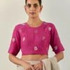 Pink Petal Blouse -Incasee Ceantral saivr042sumhlpk1