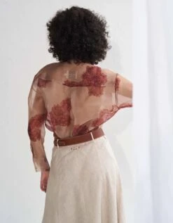 Striped Linen Skirt -Incasee Ceantral sass23be119b