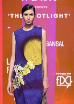 Blue Embellished Cape And Jumpsuit Set -Incasee Ceantral sbsh0263