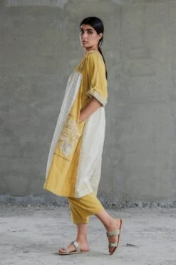 Yellow Shibui Yoke Dress -Incasee Ceantral sh2205d2