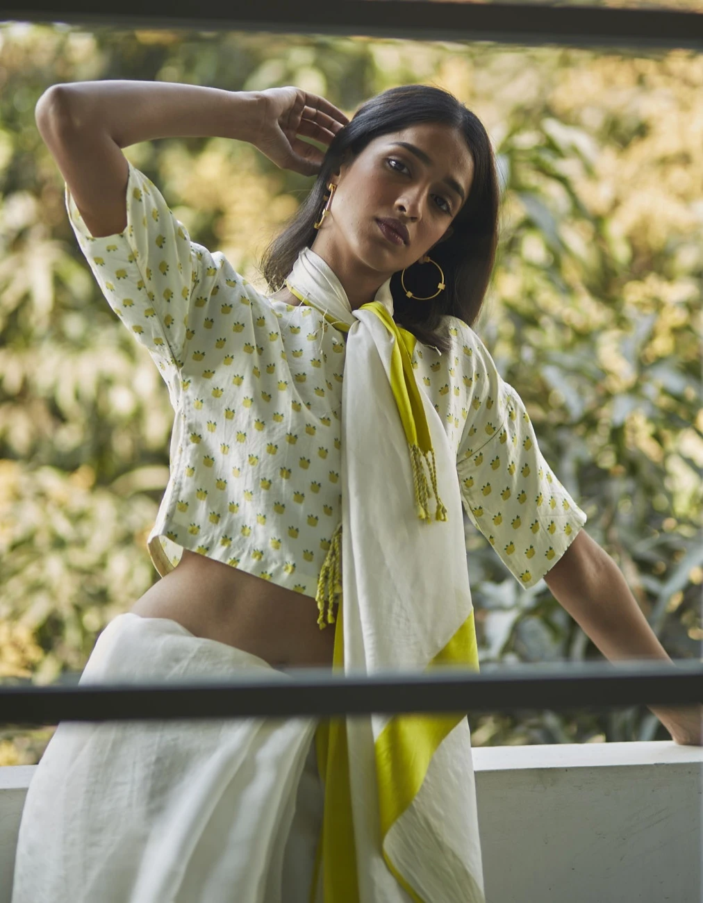 Calm Ivory Mulberry Silk Blouse 4 Calm Ivory Mulberry Silk Blouse - Image 2