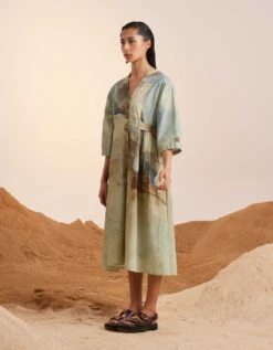 Alpine Button Down Dress -Incasee Ceantral ss23bddalpb