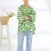 Off-White Parakeet Print Shirt Dress -Incasee Ceantral ss23nk841