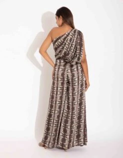 Georgette Hand Draped Jumpsuit -Incasee Ceantral sstanew08b