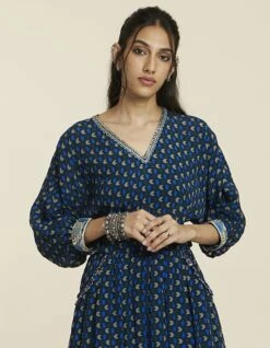 Emberald Geo Print Dolmain Sleeves Jumpsuit -Incasee Ceantral svalfw23k17d4 1