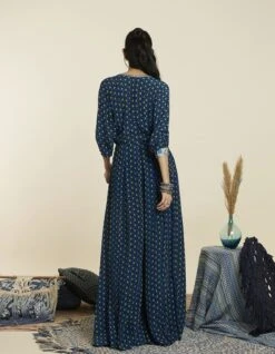 Emberald Geo Print Dolmain Sleeves Jumpsuit -Incasee Ceantral svalfw23k17db 1