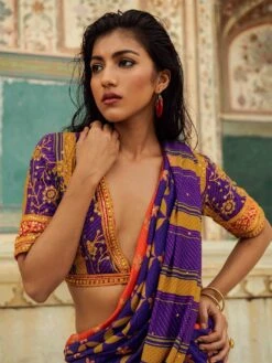 Purple Makrana Blouse -Incasee Ceantral svj1187a 2