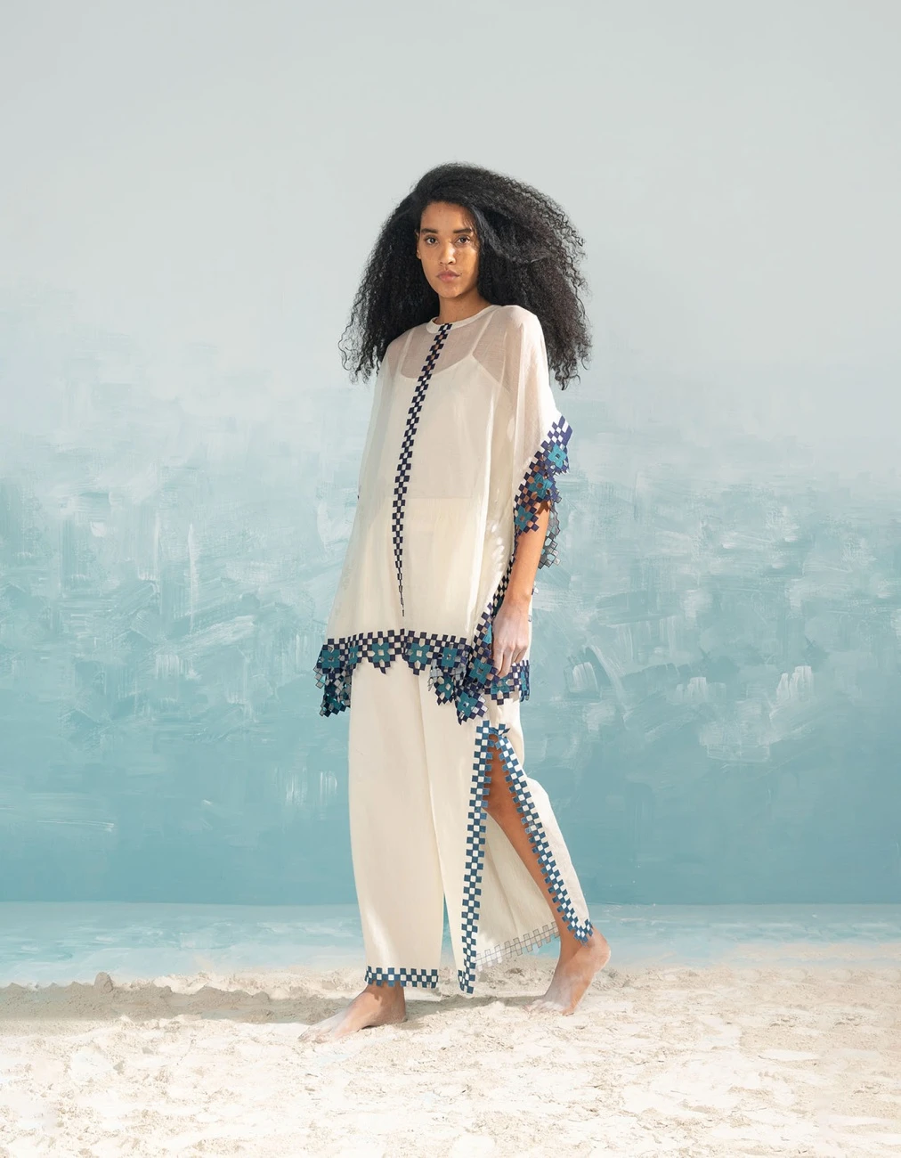 Nile Table Mat Shirt With Slip 4 Nile Table Mat Shirt With Slip - Image 2