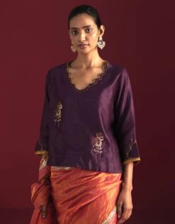 Tannu Blouse In Purple