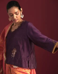 Tannu Blouse In Purple -Incasee Ceantral tnublspplrjbr3