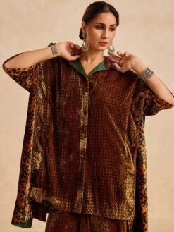 Ruhaani Kimono Sleeve Shirt In Mustard -Incasee Ceantral v2303d2
