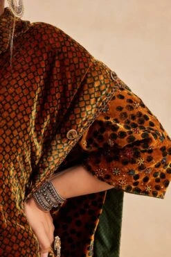 Ruhaani Kimono Sleeve Shirt In Mustard -Incasee Ceantral v2303d4