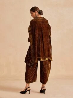 Ruhaani Kimono Sleeve Shirt In Mustard -Incasee Ceantral v2303db