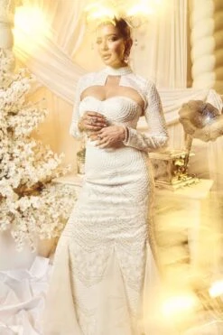 Chantilly White Skirt Set