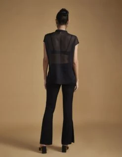 Emboridered Sheer Organza Shirt -Incasee Ceantral veaw2347b