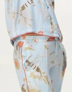 Rainforest Cuban Ribbed Shirt Ice Blue Cotton Silk Twill -Incasee Ceantral ws477ct5564