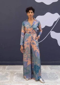 Multi Color Borneo Printed Jumpsuit